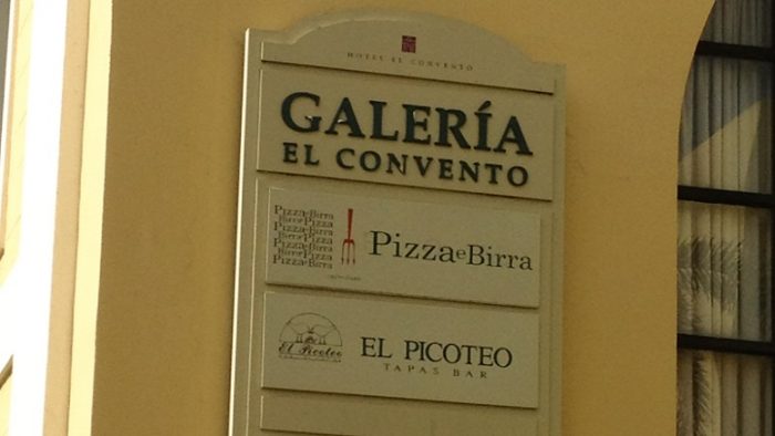 Galeria El Convento di luxury hotel El Convento San Juan