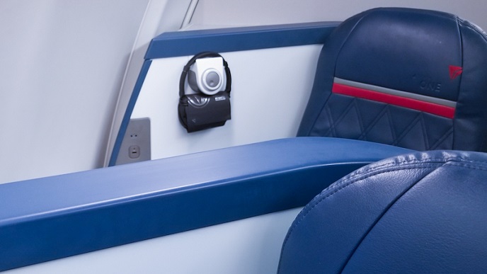 Delta Airbus 330 Reverse Herringbone seats