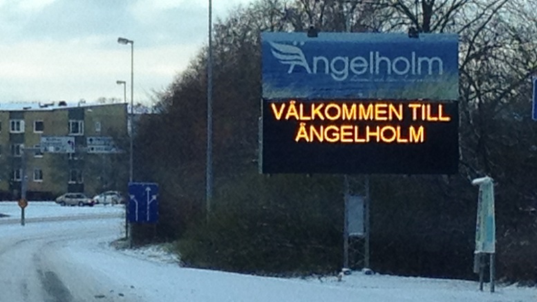 The idyllic picturesque town of Angelholm