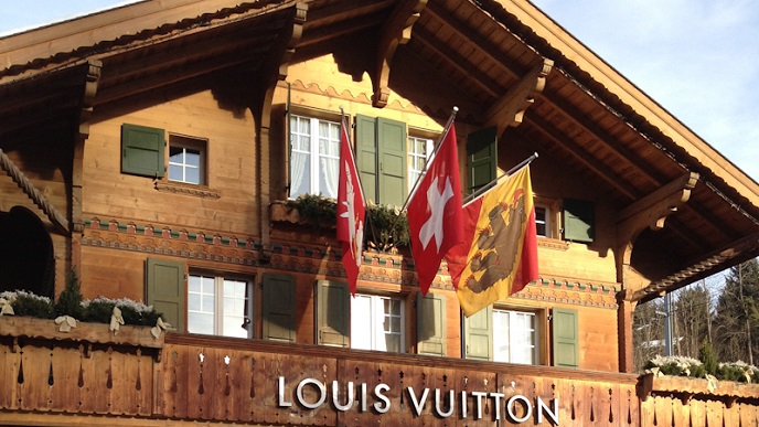 Louis Vuitton di Gstaad Swiss