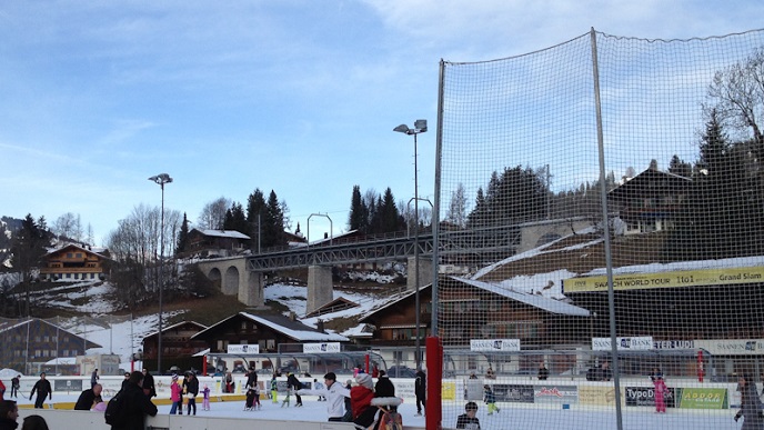 Pengalaman main ski di Gstaad, Swiss