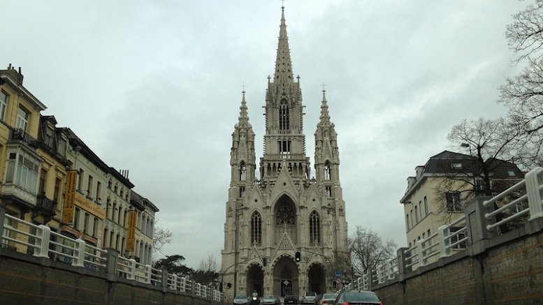 Gereja Cathedral di Brussels