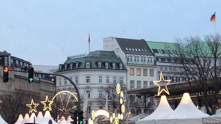 Gedung di pusat kota Hamburg