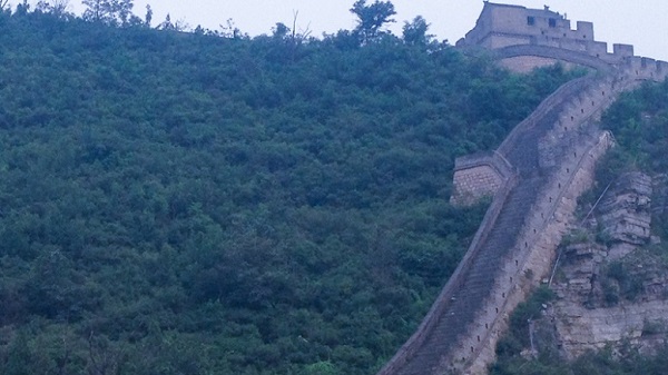 Tangga menuju puncak Great Wall of China