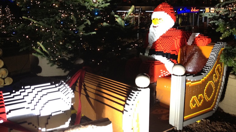 Santa Claus and Reindeer at the Legoland Discovery Center Berlin