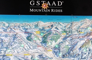 Gstaad Mountain Ride map