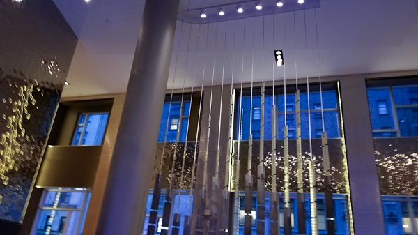 High Ceiling on the first floor lobby Maxwell hotel New York City